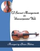 12 Sacred Arrangements for Unaccompanied Viola P.O.D. cover